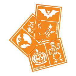 Snazaroo set of 6 halloween templates