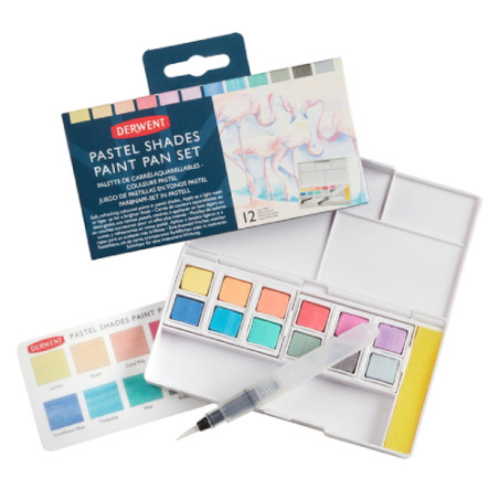 Derwent pastel shades set of 12 pastel paints