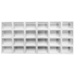 Empty plastic liner for 24 aquarius watercolors