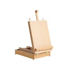 Liffey beech chest easel