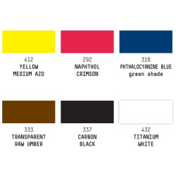 Liquitex essential set of 6 acrylic inks 30ml