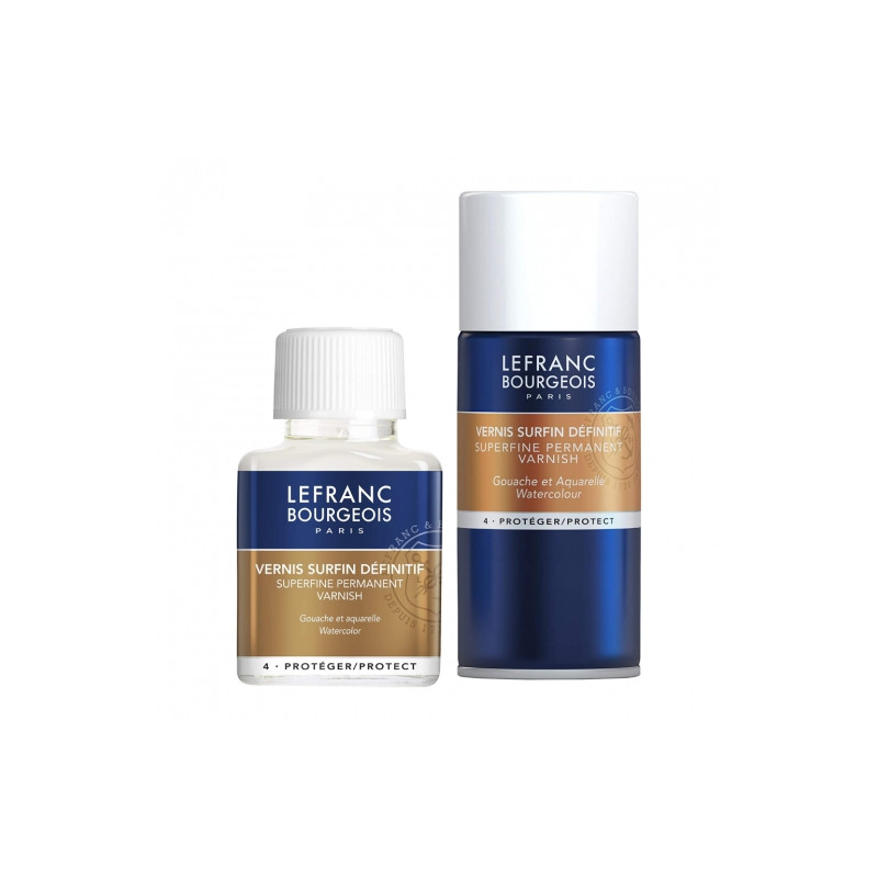 Lefranc & Bourgeois varnish for gouache and watercolors