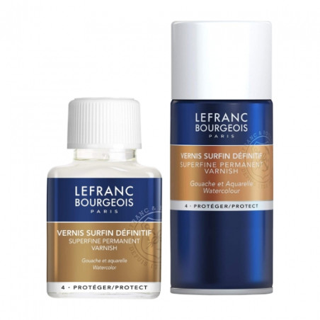 Lefranc & Bourgeois varnish for gouache and watercolors