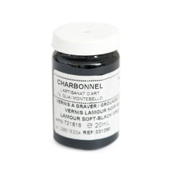 Charbonnel soft black ground 20ml - sklep plastyczny - szał dla plasty