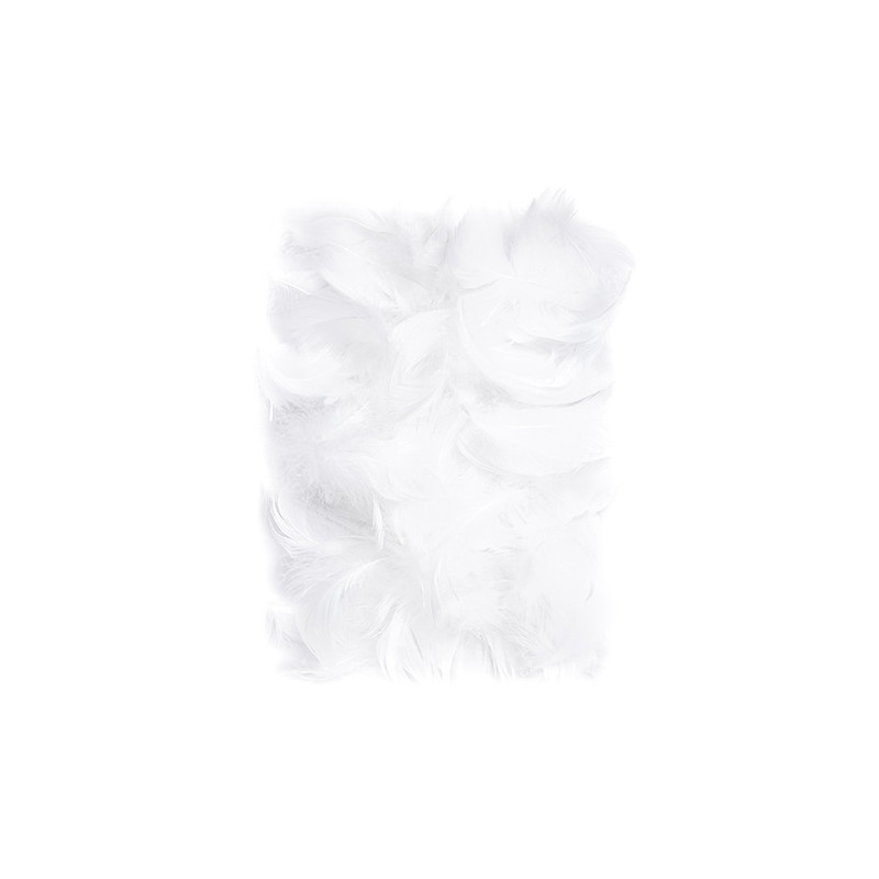 White feathers 5-12cm 10g