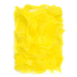Yellow feathers 5-12cm 10g