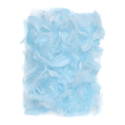 Blue feathers 5-12cm 10g