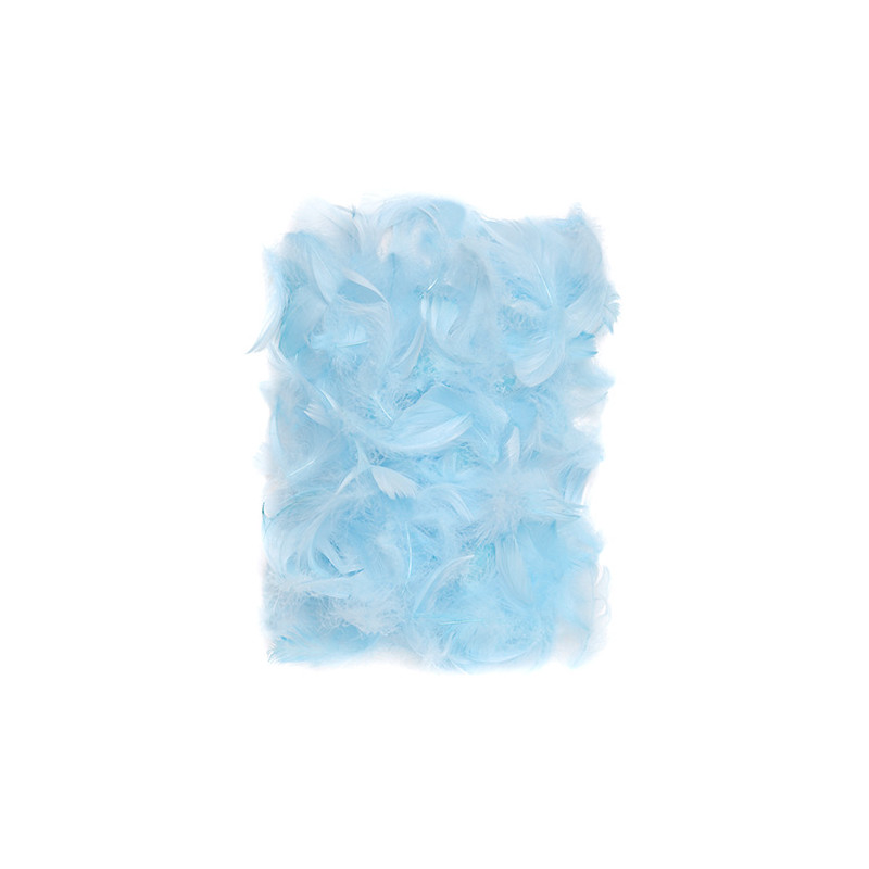 Blue feathers 5-12cm 10g