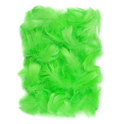 Green feathers 5-12cm 10g
