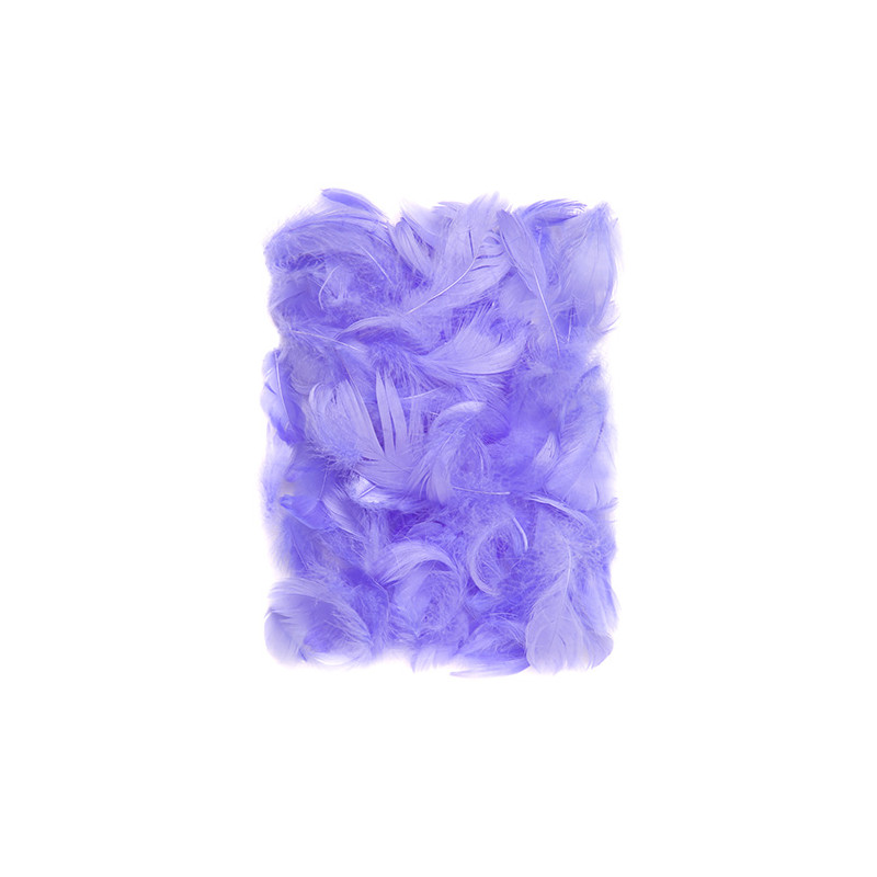 Piórka lilac 5-12cm 10g - sklep plastyczny - szał dla plastyków