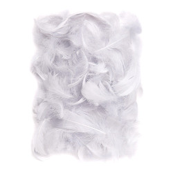 Gray feathers 5-12cm 10g