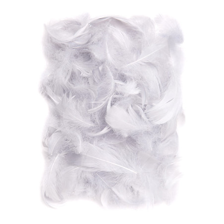 Gray feathers 5-12cm 10g