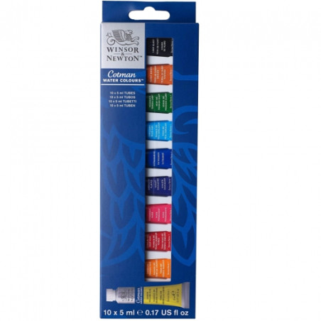 Winsor & Newton cotman watercolor set 10x5ml