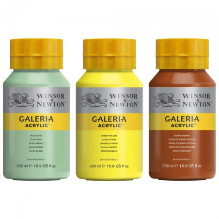 Winsor & Newton galeria acrylic paints 500ml