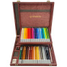 Stabilo carbothello 60 dry pastels in a crayon wooden case