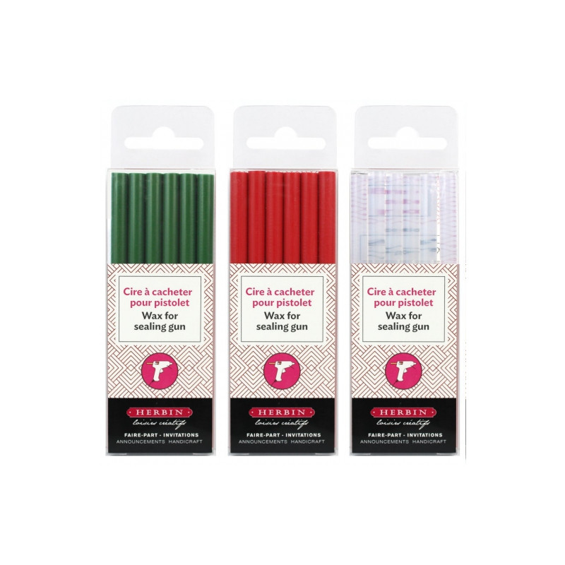 Herbin wosk do pistoletu do kleju 7mm 6 sztuk - sklep plastyczny - sza