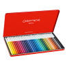 Caran d'Ache fibralo, set of 30 felt-tip pens, metal case