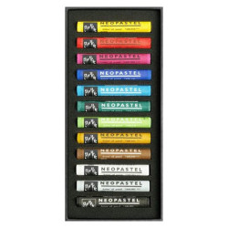 Caran d'Ache neopastel pastele olejne 12 sztuk - sklep plastyczny - sz