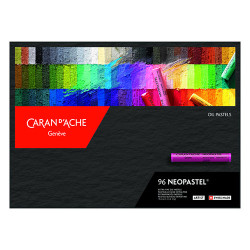 Caran d'Ache neopastel pastele olejne 96 sztuk - sklep plastyczny - sz