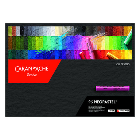 Caran d'Ache neopastel pastele olejne 96 sztuk - sklep plastyczny - sz