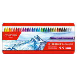 Caran d'Ache neocolor II pastele woskowe 30 sztuk metal opak - sklep p