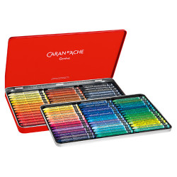 Caran d'Ache neocolor II wax pastels 84 pieces metal pack