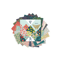 Clairefontaine origami paper fruit garden 15x15cm 70g 60 sheets