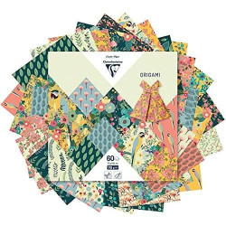 Clairefontaine origami paper kiribati 15x15cm 70g 60 sheets