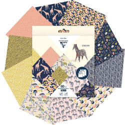 Clairefontaine origami safari 10x10,15x15,20x20 70g 60ark - sklep plas