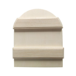 Flat arc icon board, primed, 20x24cm