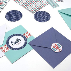 Clairefontaine papier dekoracyjny sailor A4 20 arkuszy - sklep plastyc