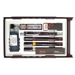 Rotring zestaw isografów combi college 0.25, 0.35, 0.5  - sklep plasty