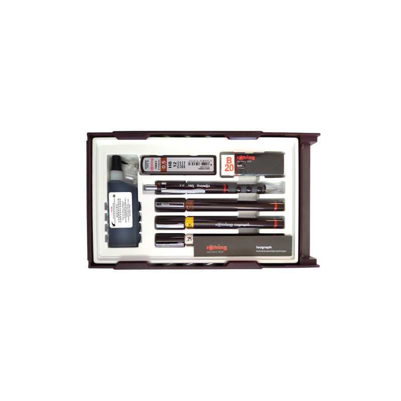Rotring combi college 0.25, 0.35, 0.5 isograph set