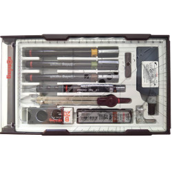 Rotring combi master 0.2, 0.3, 0.5 isograph set