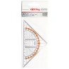 Rotring ekierka geometryczna centro 16cm, 45 - sklep plastyczny - szał
