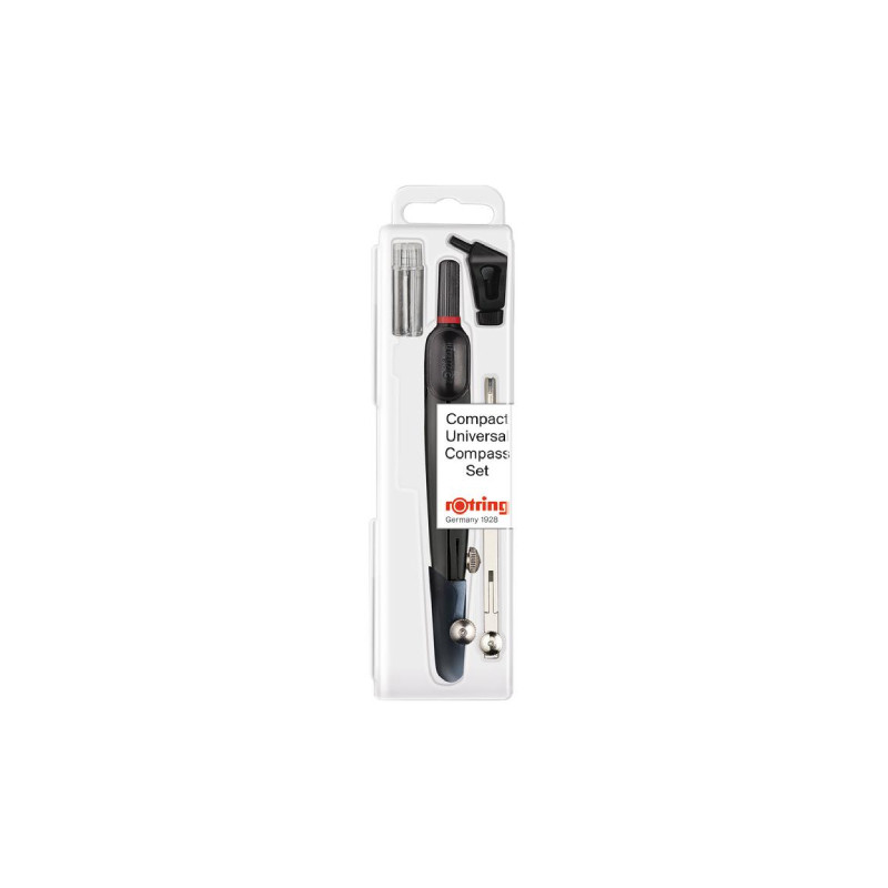 Rotring compass 4-piece compact universal set