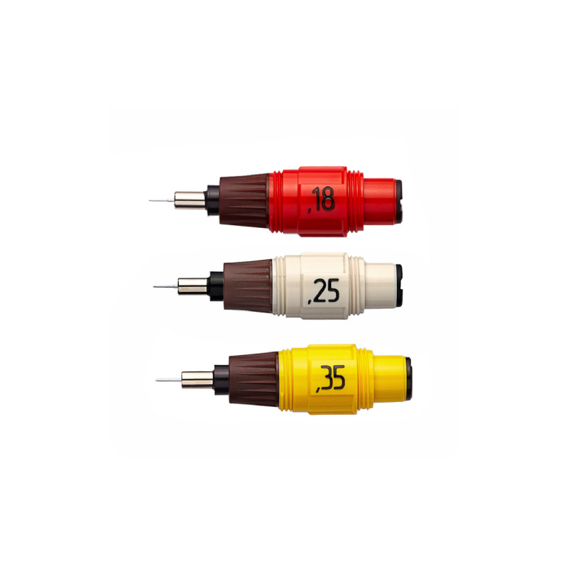 Rotring tip isograph