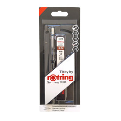 Rotring set tikky pencil car 0.5mm black + refill + eraser T30
