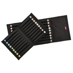 Sensebag black pencil case for 36 markers