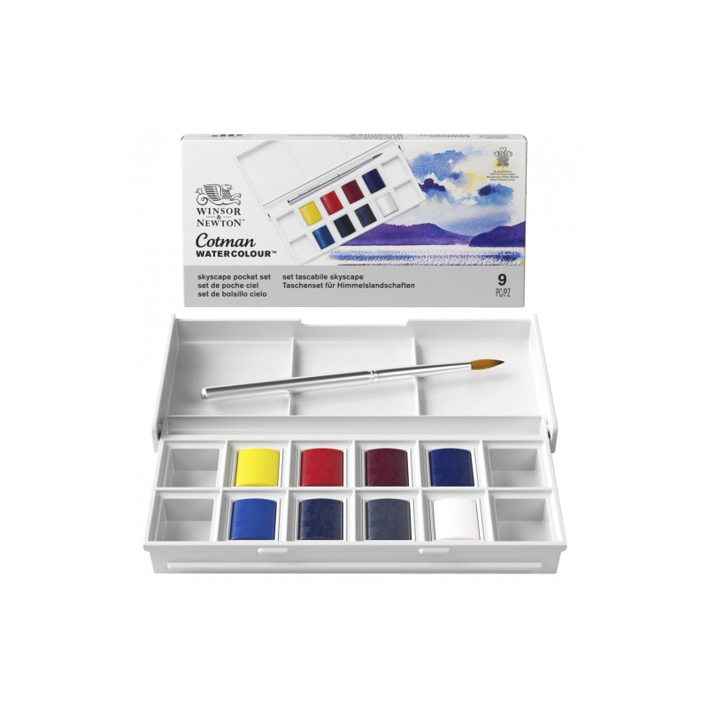 Winsor&Newton cotman skyscape set of 8 half cubes