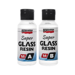 Pentart crystalline epoxy resin