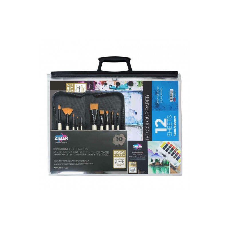 Zieler set watercolor art A3 bag