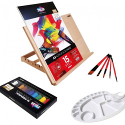 Zieler set acrylic art A3 easel