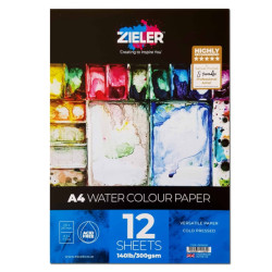 Zieler set watercolor art A3 easel
