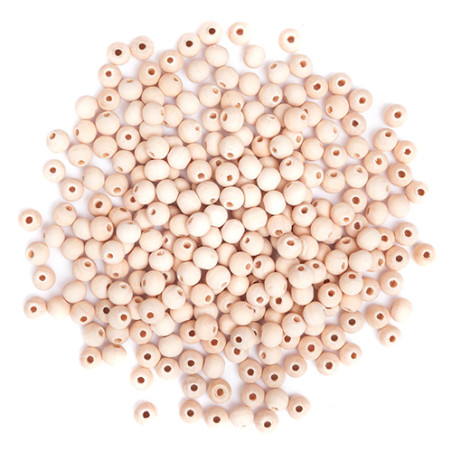 DP Craft drewniane koraliki kulki 8mm 40g - sklep plastyczny - szał dl