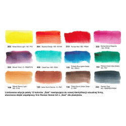 Szmal aquarius a set of 12 watercolors in a cube Szal dla Plastyków
