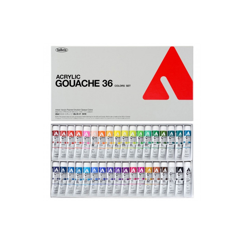 Holbein acryla gouache 36 gouache set