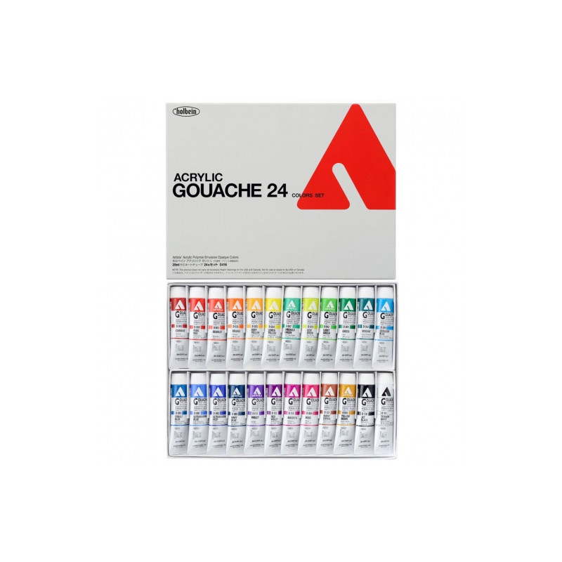 Holbein acryla gouache gouache set 24 pcs
