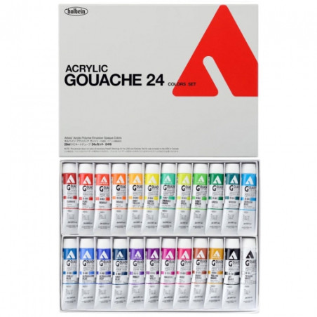 Holbein acryla gouache gouache set 24 pcs