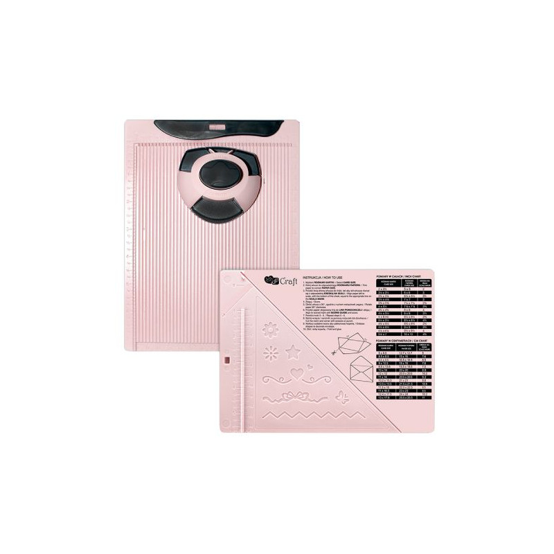 Board for creasing cards and envelopes